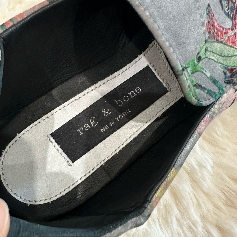 rag & bone Floral Print Gray Loafers - Picture 7 of 11